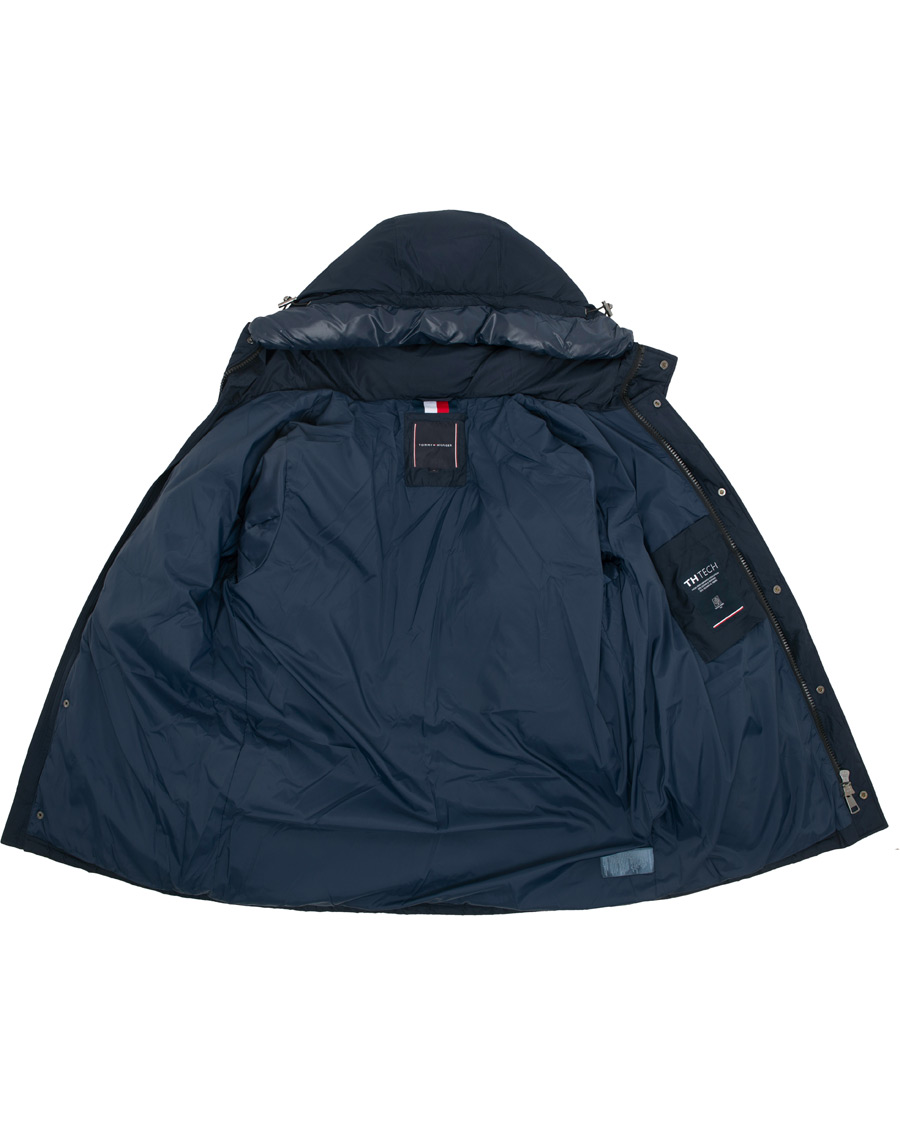 Herr | Jackor | Tommy Hilfiger | Hooded Down Parka Sky Captain