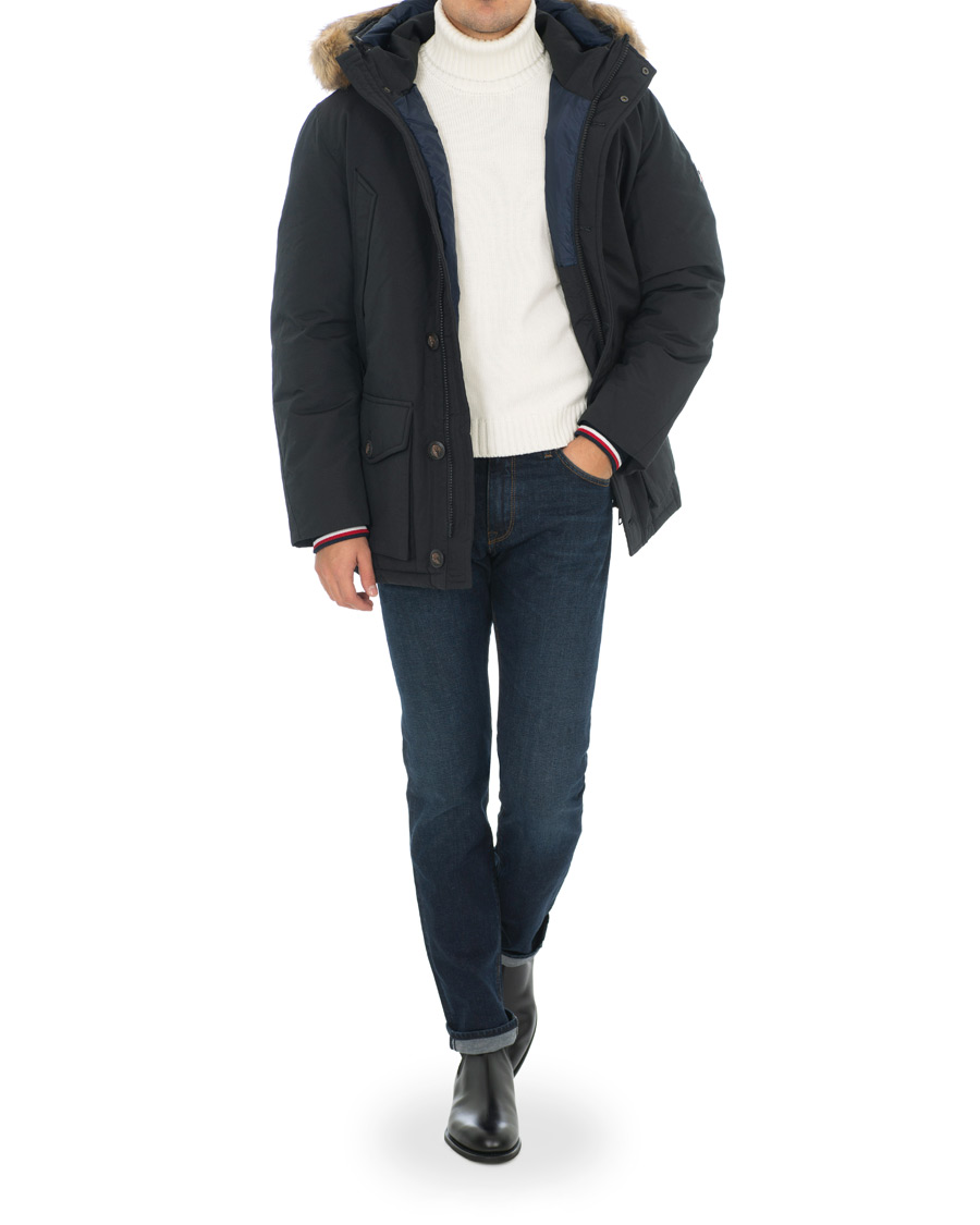 Herr | Jackor | Tommy Hilfiger | Hampton Down Fake Fur Parka Jet Black