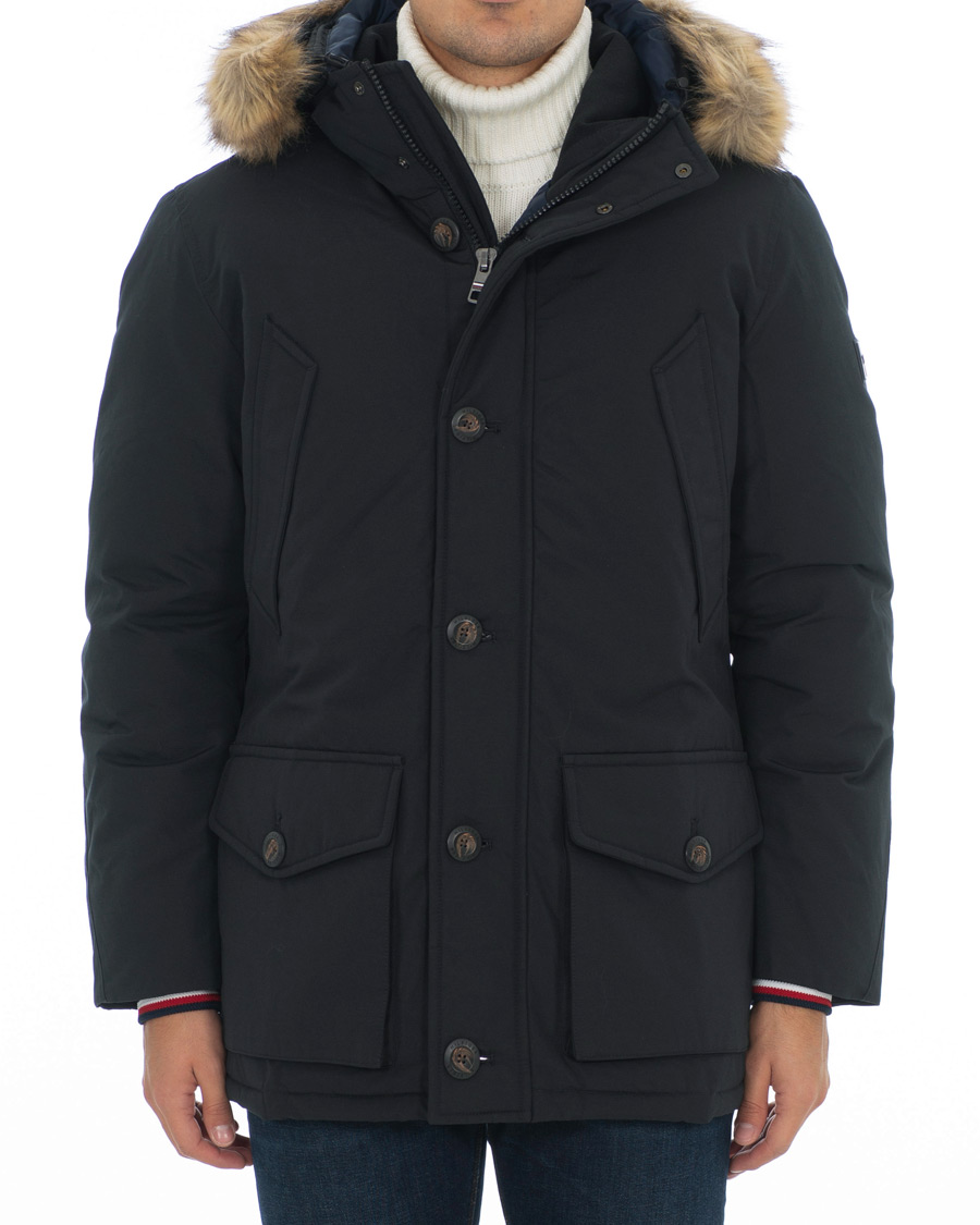 Herr | Jackor | Tommy Hilfiger | Hampton Down Fake Fur Parka Jet Black