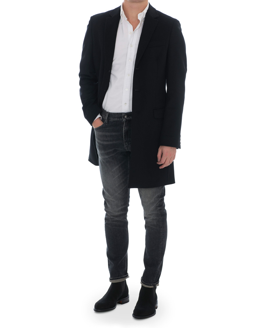 Herr | Jackor | Tommy Hilfiger | Chestfield Wool Coat Black