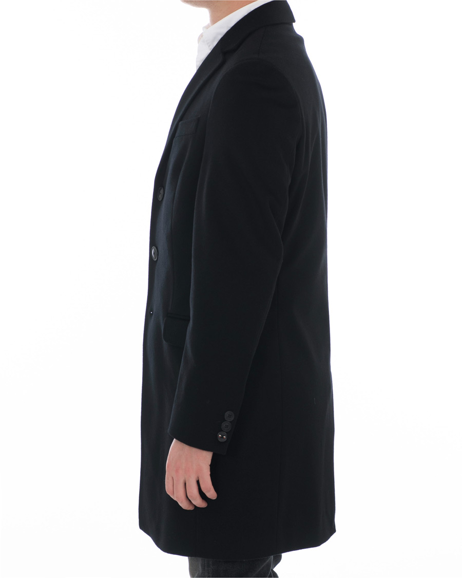 Herr | Jackor | Tommy Hilfiger | Chestfield Wool Coat Black