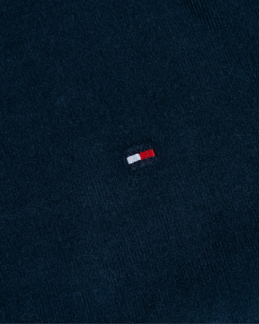 Herr | Skjortor | Tommy Hilfiger | Garment Dyed Corduroy Shirt Navy