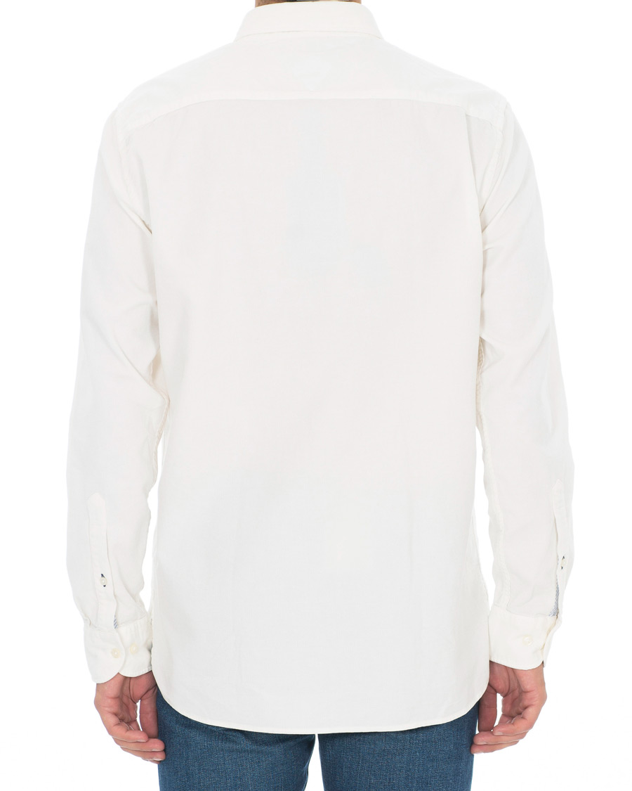 Herr | Skjortor | Tommy Hilfiger | Garment Dyed Corduroy Shirt Whisper White