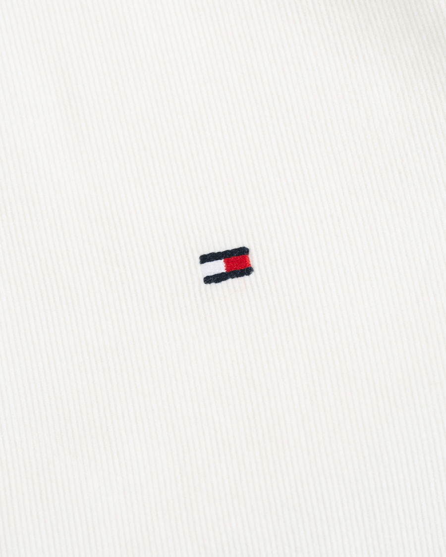 Herr | Skjortor | Tommy Hilfiger | Garment Dyed Corduroy Shirt Whisper White