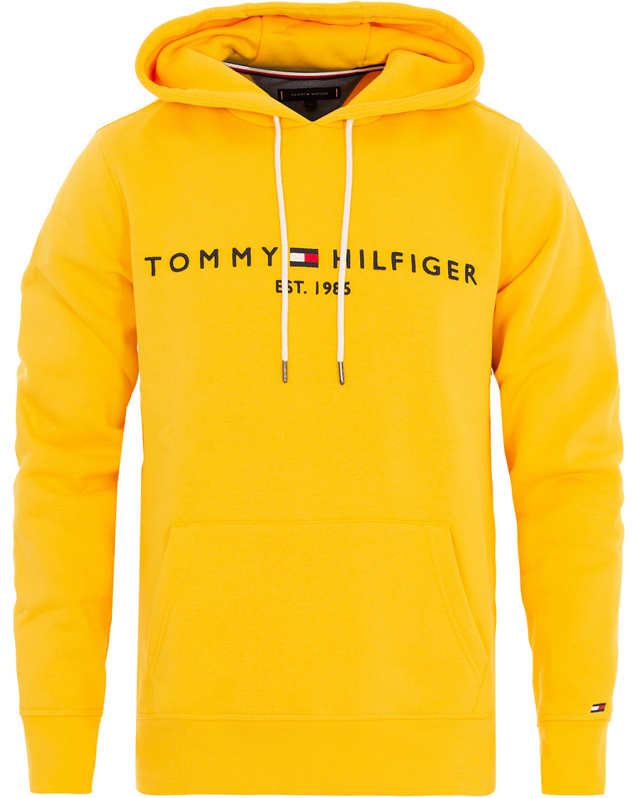 Herr | Tröjor | Tommy Hilfiger | Logo Hoodie Spectra Yellow