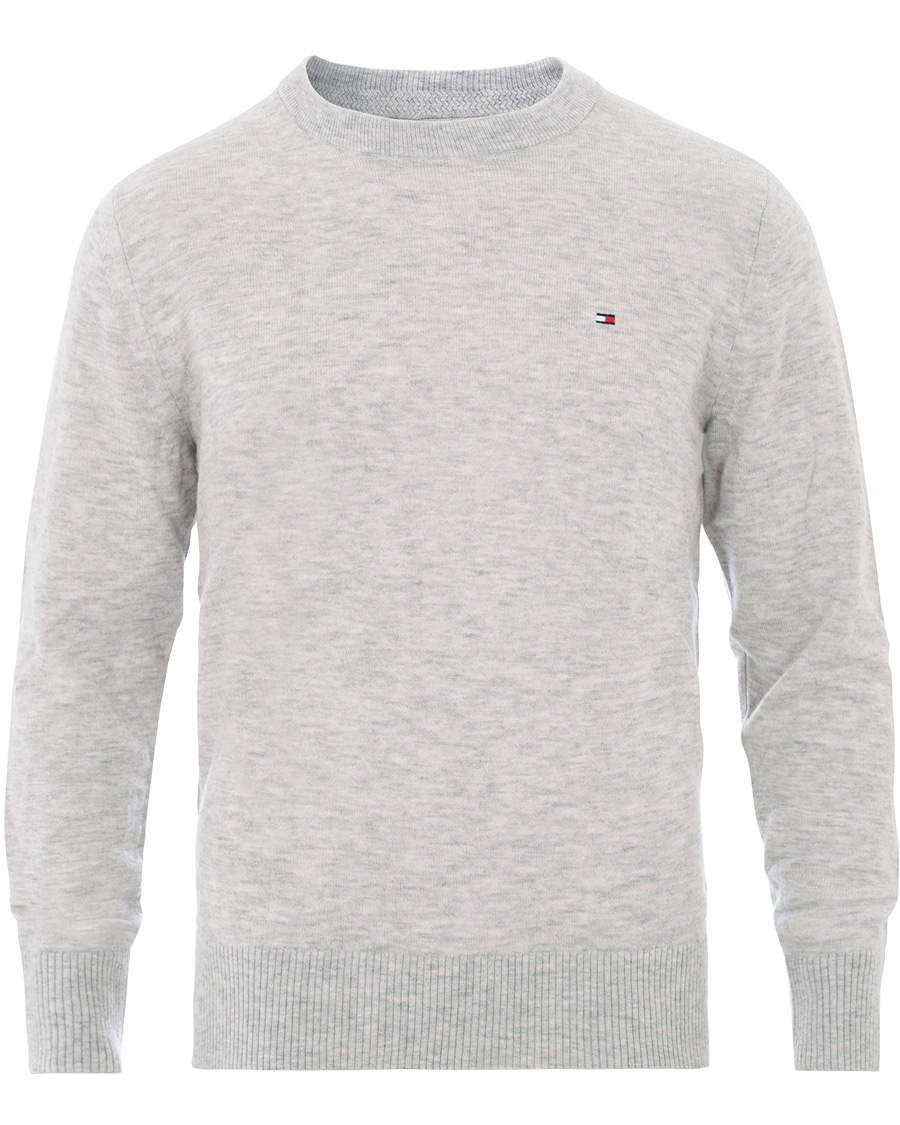 Herr | Tröjor | Tommy Hilfiger | Lambswool Crew Neck Cloud Heather