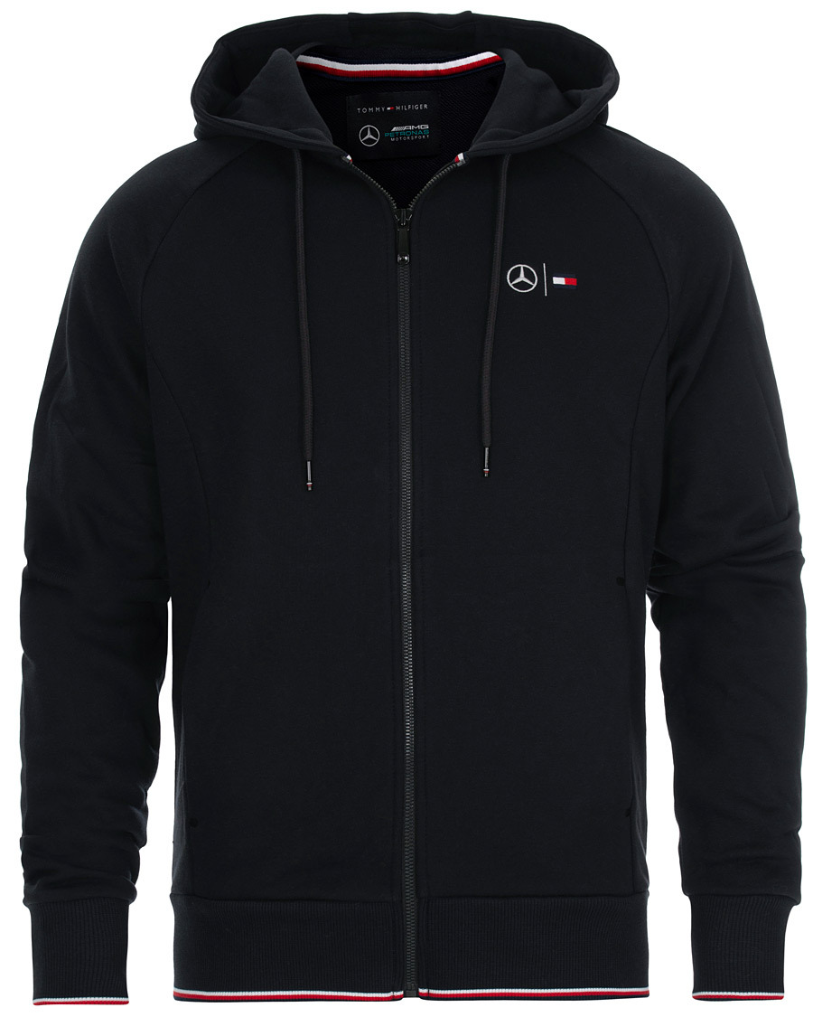 Herr | Tröjor | Tommy Hilfiger | Mercedes Benz Full Zip Jet Black