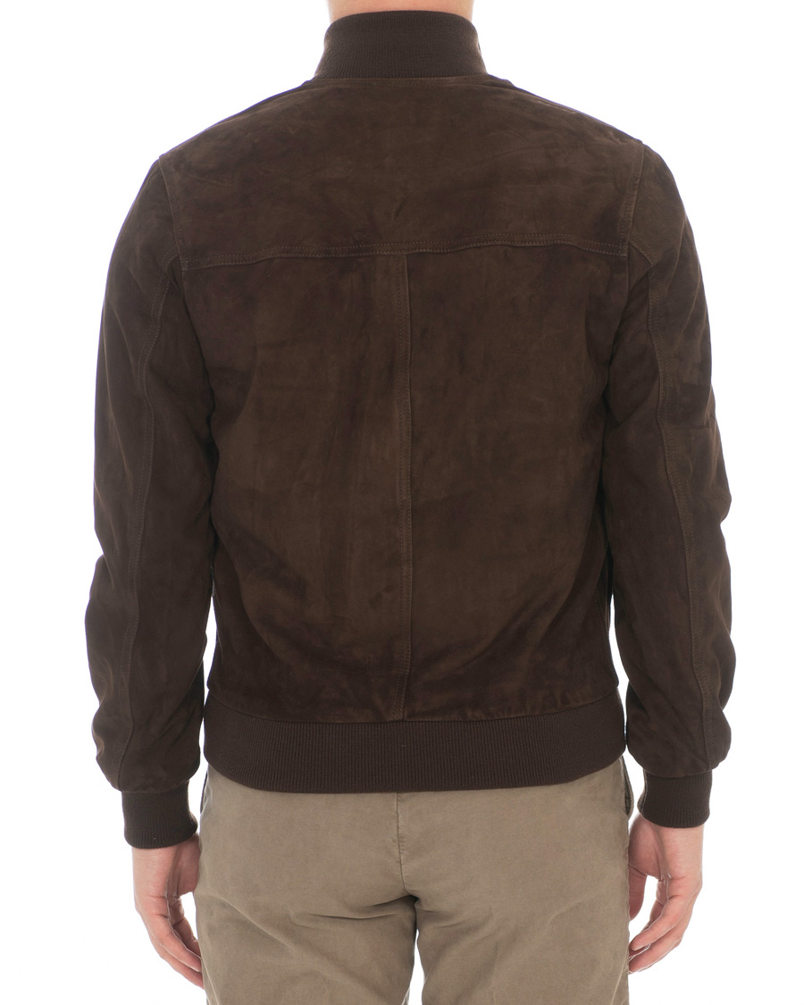Herr | Jackor | Valstar | Valstarino Suede Jacket Dark Brown