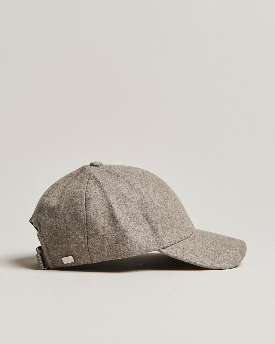 Herr | Varsity Headwear Flannel Baseball Cap Umber Beige | Varsity Headwear | Flannel Baseball Cap Umber Beige