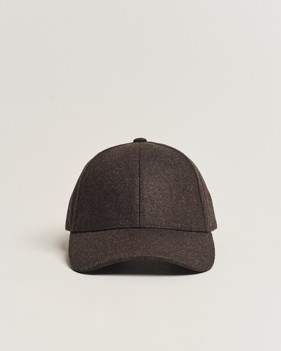 Herr | Varsity Headwear Flannel Baseball Cap Walnut Brown | Varsity Headwear | Flannel Baseball Cap Walnut Brown