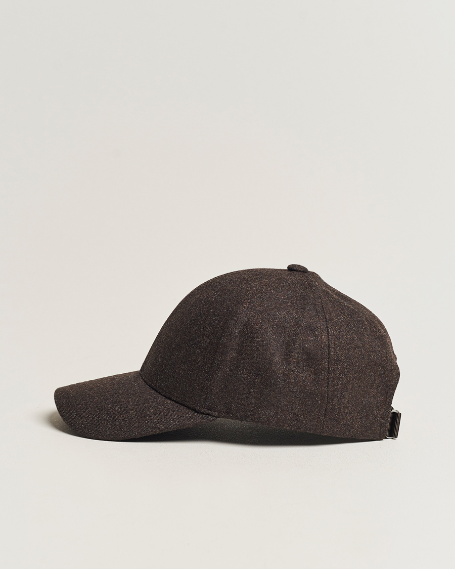 Herr | Varsity Headwear Flannel Baseball Cap Walnut Brown | Varsity Headwear | Flannel Baseball Cap Walnut Brown