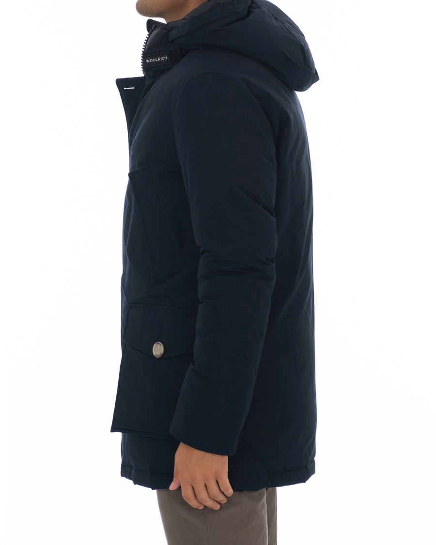 Herr | Jackor | Woolrich | Arctic Parka No Fur Melton Blue