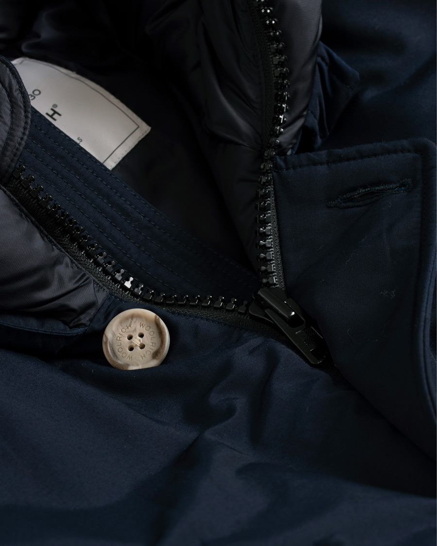 Herr | Jackor | Woolrich | Arctic Parka No Fur Melton Blue