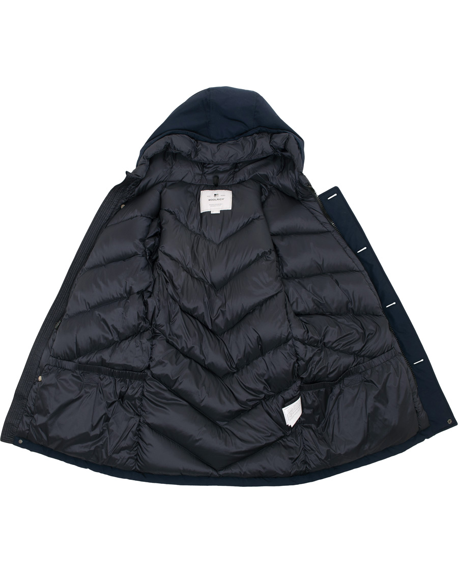 Herr | Jackor | Woolrich | Arctic Parka No Fur Melton Blue