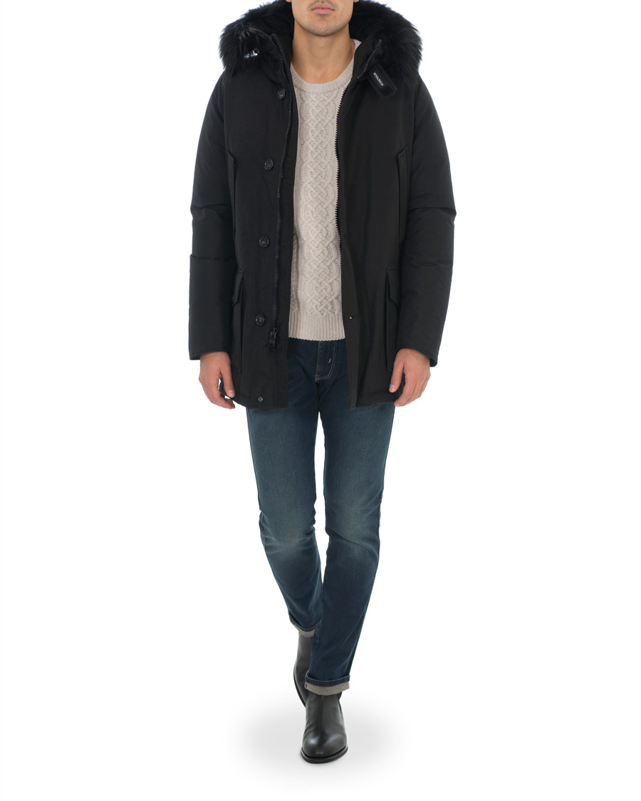 Herr | Jackor | Woolrich | Artic Parka Tonal Fur New Black