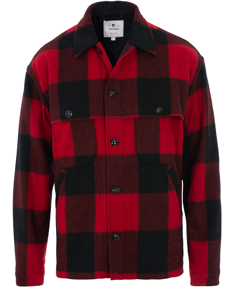Herr | Jackor | Woolrich | Buffalo Check Jacket Red/Black