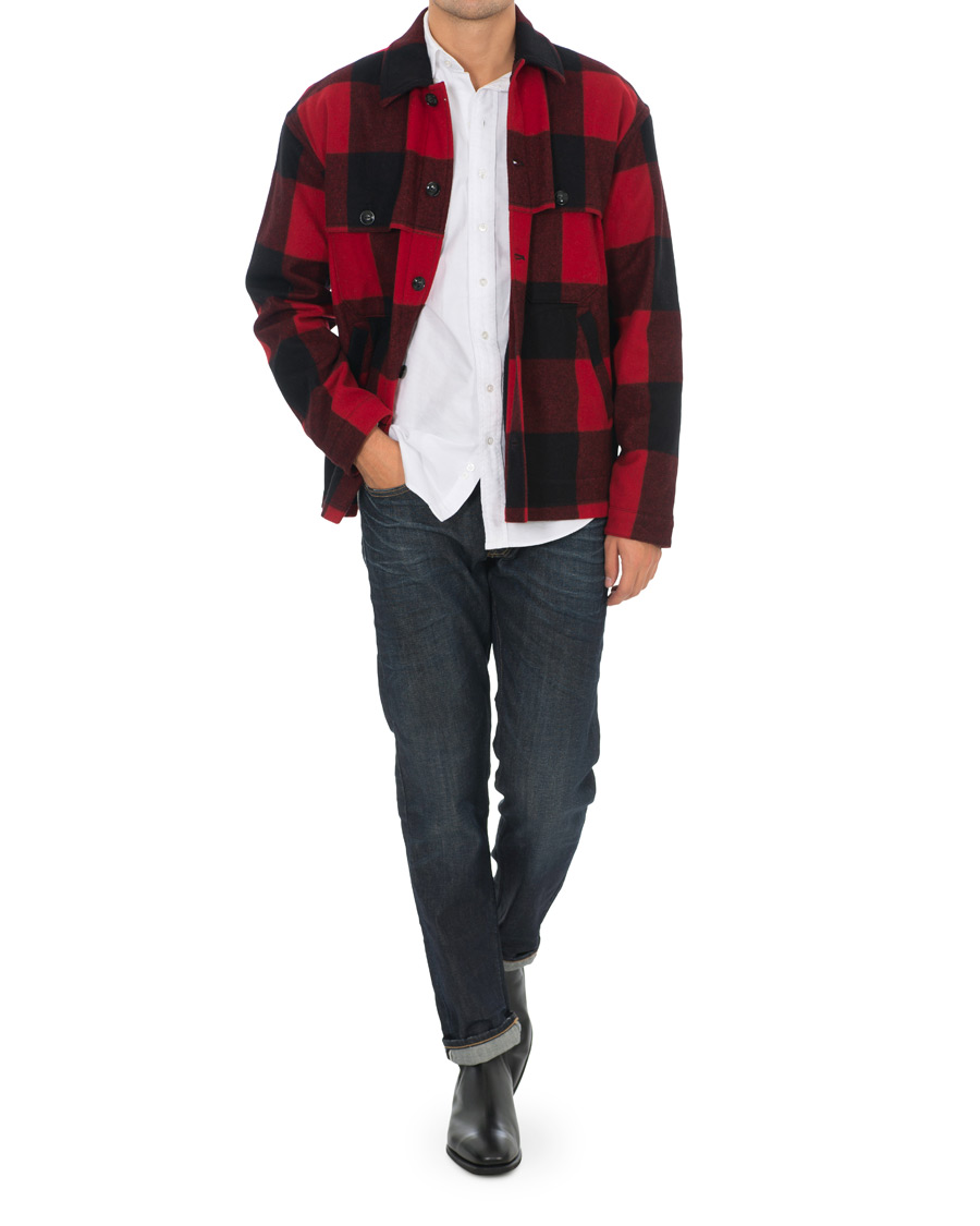 Herr | Jackor | Woolrich | Buffalo Check Jacket Red/Black