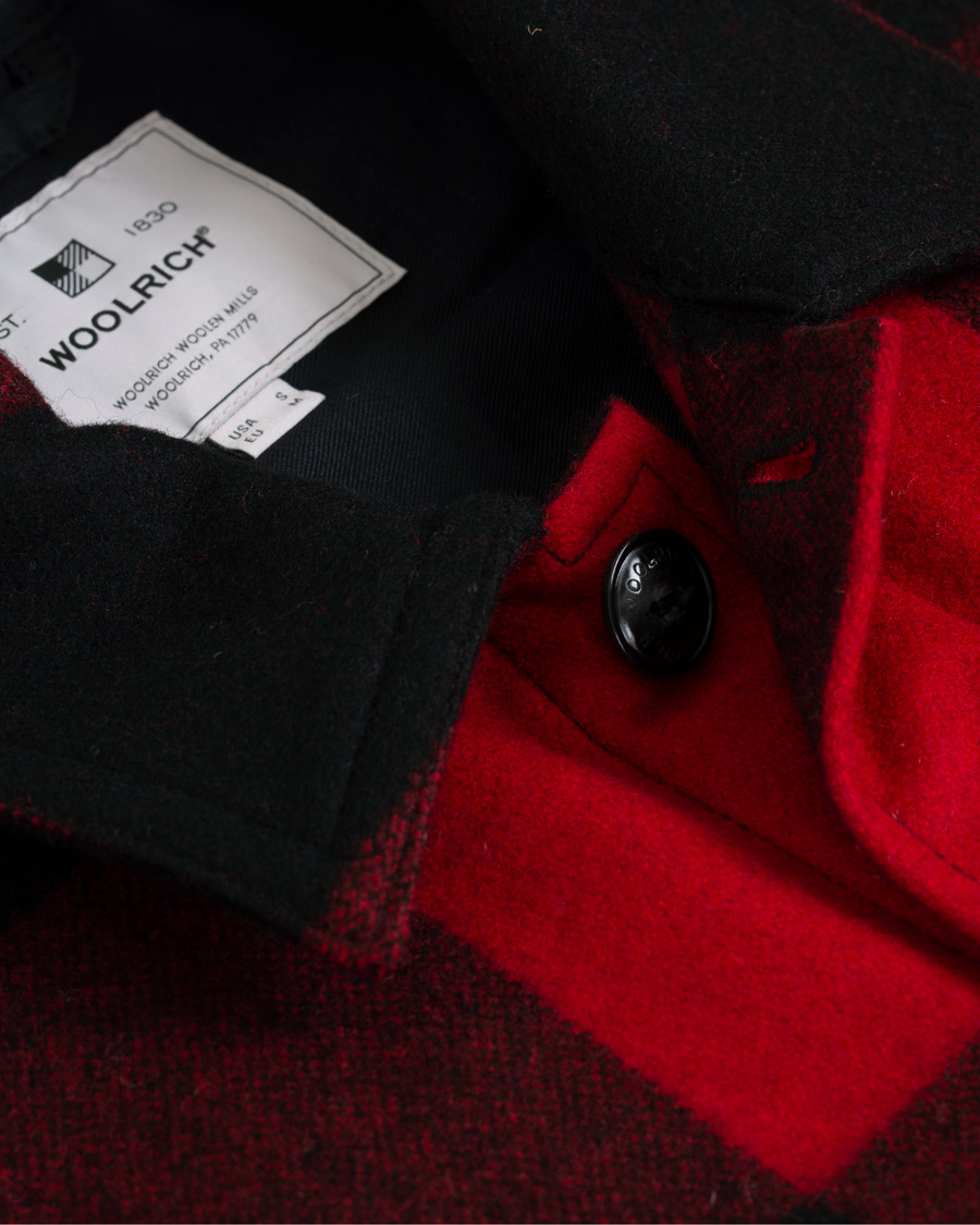 Herr | Jackor | Woolrich | Buffalo Check Jacket Red/Black