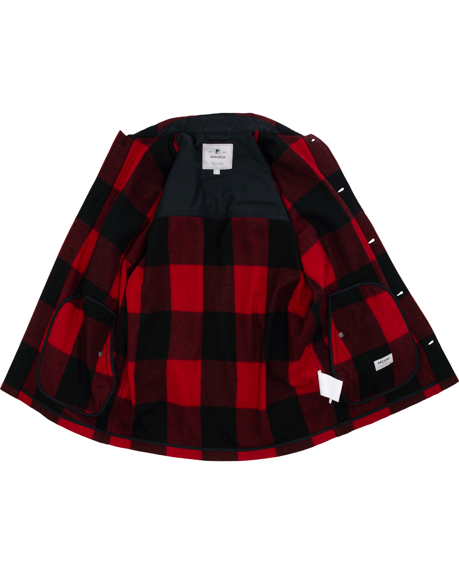 Herr | Jackor | Woolrich | Buffalo Check Jacket Red/Black