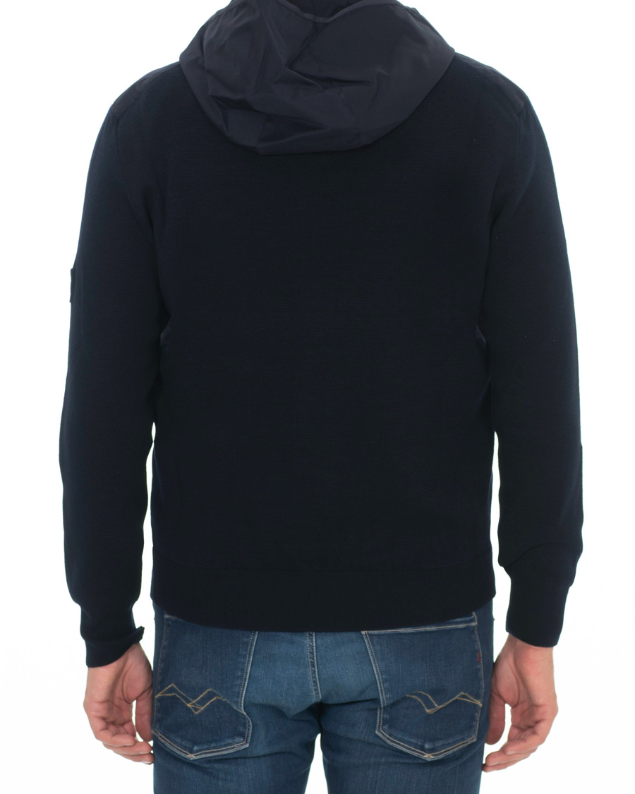Herr | Jackor | Z Zegna | Techmerino Hybrid Hooded Jacket Navy