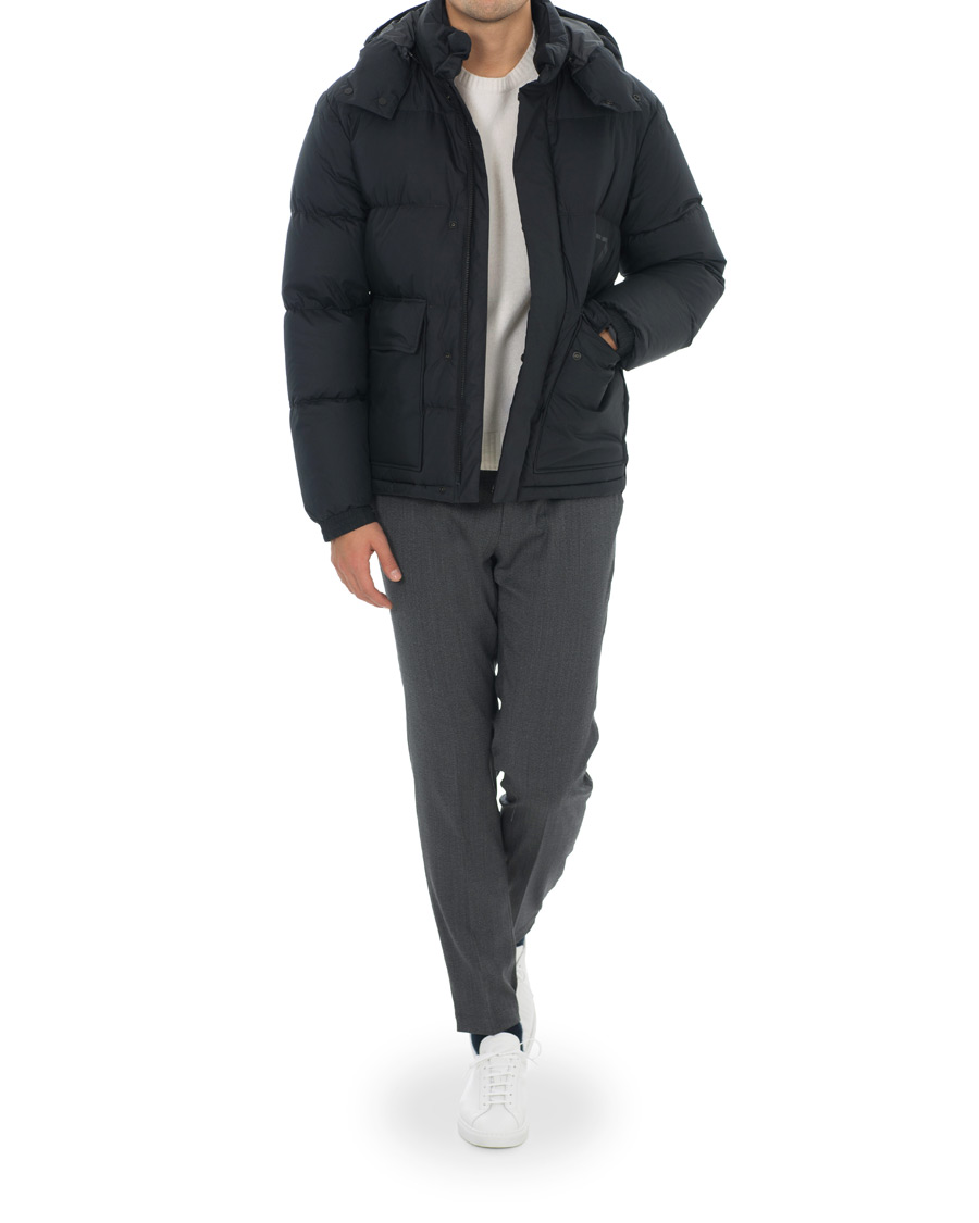 Herr | Jackor | Z Zegna | Techno Cotton Ultra Down Jacket Black