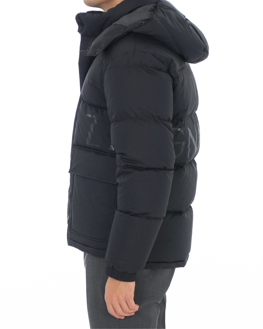 Herr | Jackor | Z Zegna | Techno Cotton Ultra Down Jacket Black