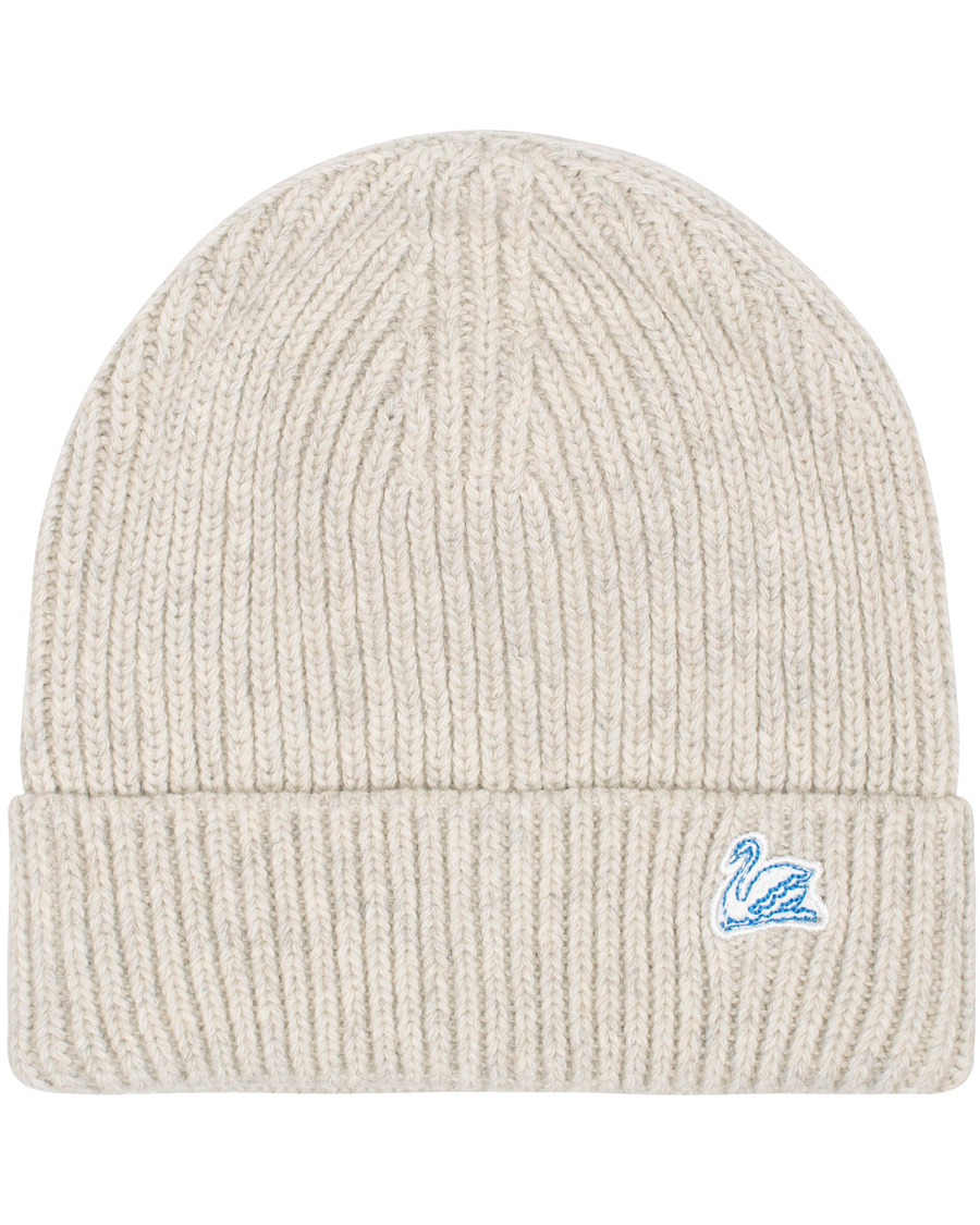 Herr | Merz b. Schwanen Recycled Wool Beanie Grey Melange | Merz b. Schwanen | Recycled Wool Beanie Grey Melange