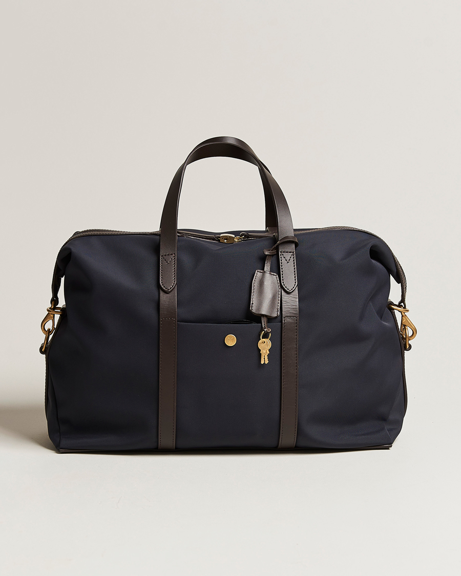 Herr | Väskor | Mismo | M/S Avail 48h Nylon Weekendbag Navy/Dark Brown