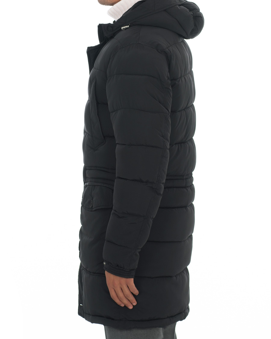 Herr | Jackor | Oscar Jacobson | Clayton Lightweight Puffer Coat Black