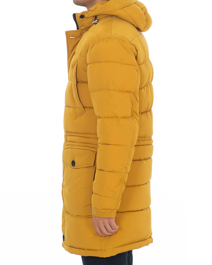 Herr | Jackor | Oscar Jacobson | Clayton Lightweight Puffer Coat Yellow
