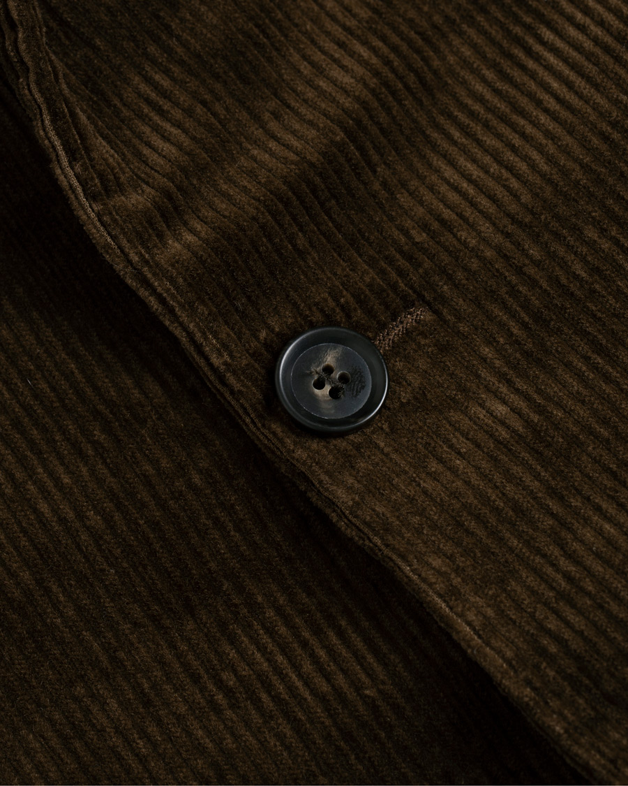 Herr | Kavajer | Oscar Jacobson | Einar Patch Pocket Corduroy Blazer Tobacco