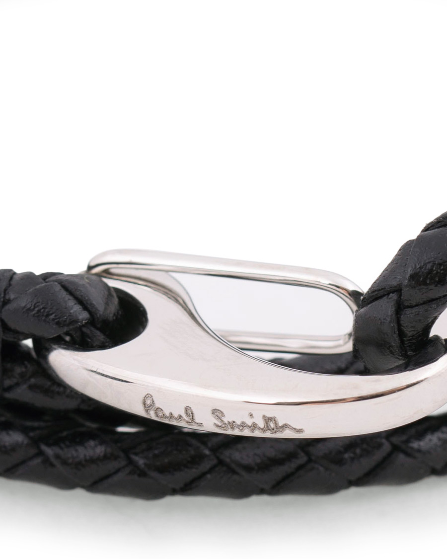Herr | Paul Smith Leather Wrap Bracelet Black | Paul Smith | Leather Wrap Bracelet Black