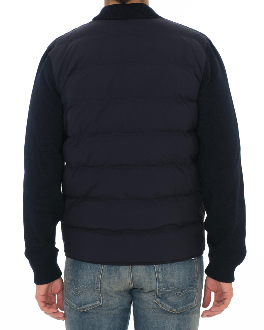 Herr | Jackor | Paul Smith | Hybrid Down Bomber Jacket Navy