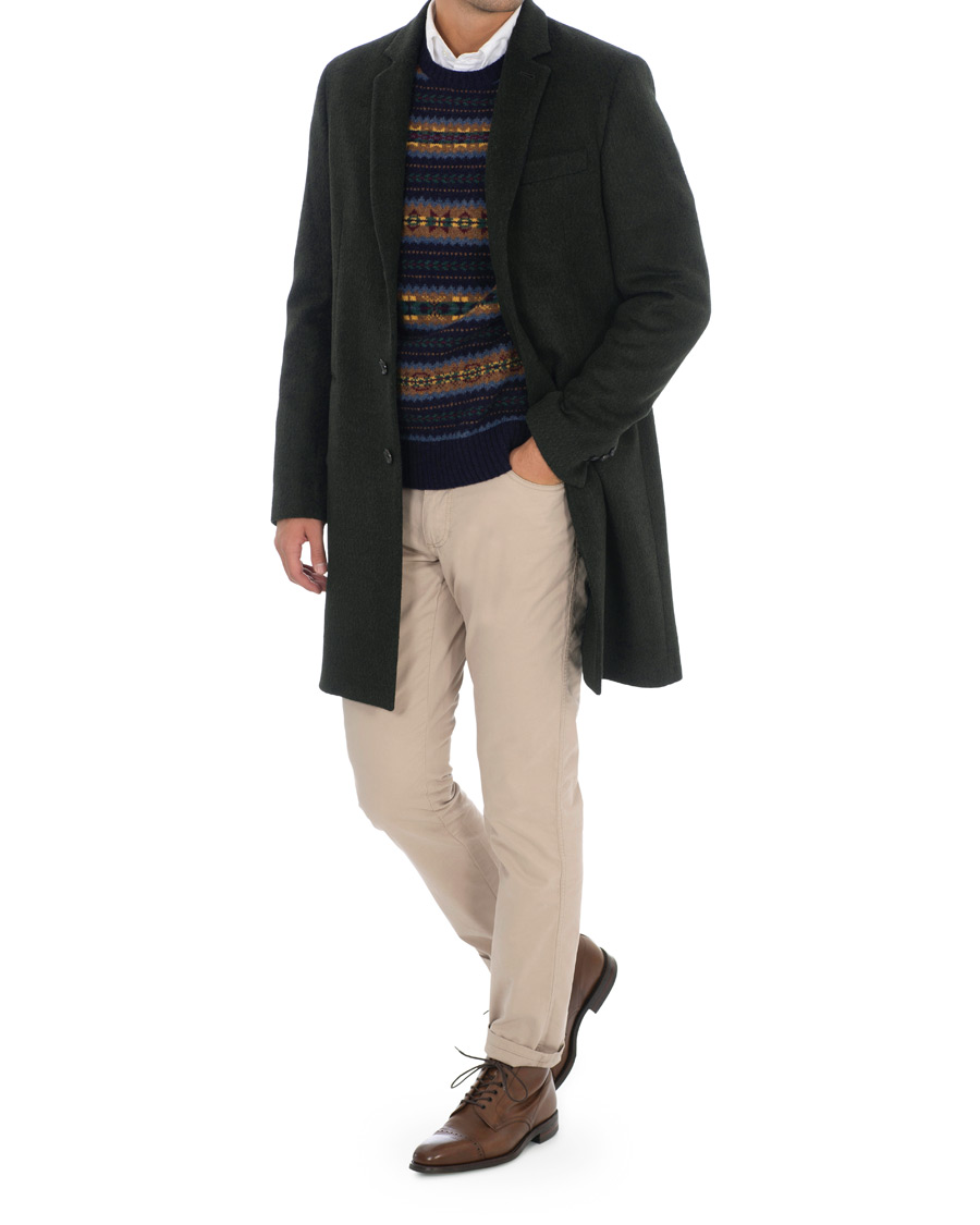 Herr | Jackor | PS Paul Smith | Wool Jacket Moss Green