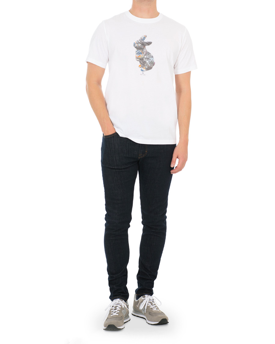Herr | T-Shirts | PS Paul Smith | Regular Fit Printed Rabbit Tee White