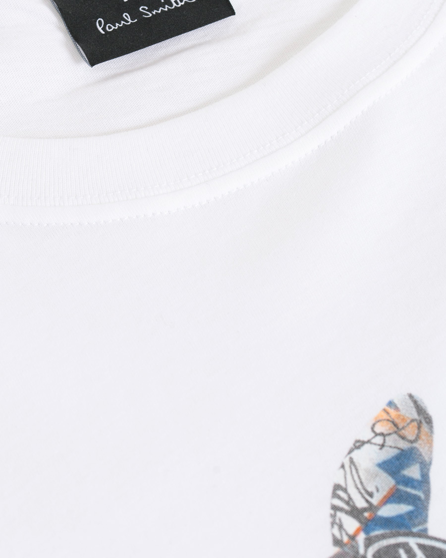Herr | T-Shirts | PS Paul Smith | Regular Fit Printed Rabbit Tee White