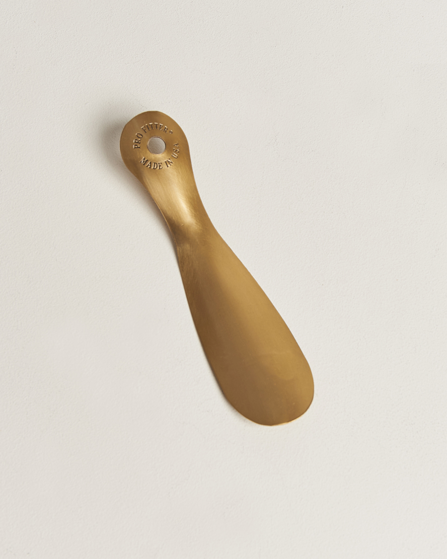 Herr | Red Wing Shoes Antique Brass Boot Horn | Red Wing Shoes | Antique Brass Boot Horn
