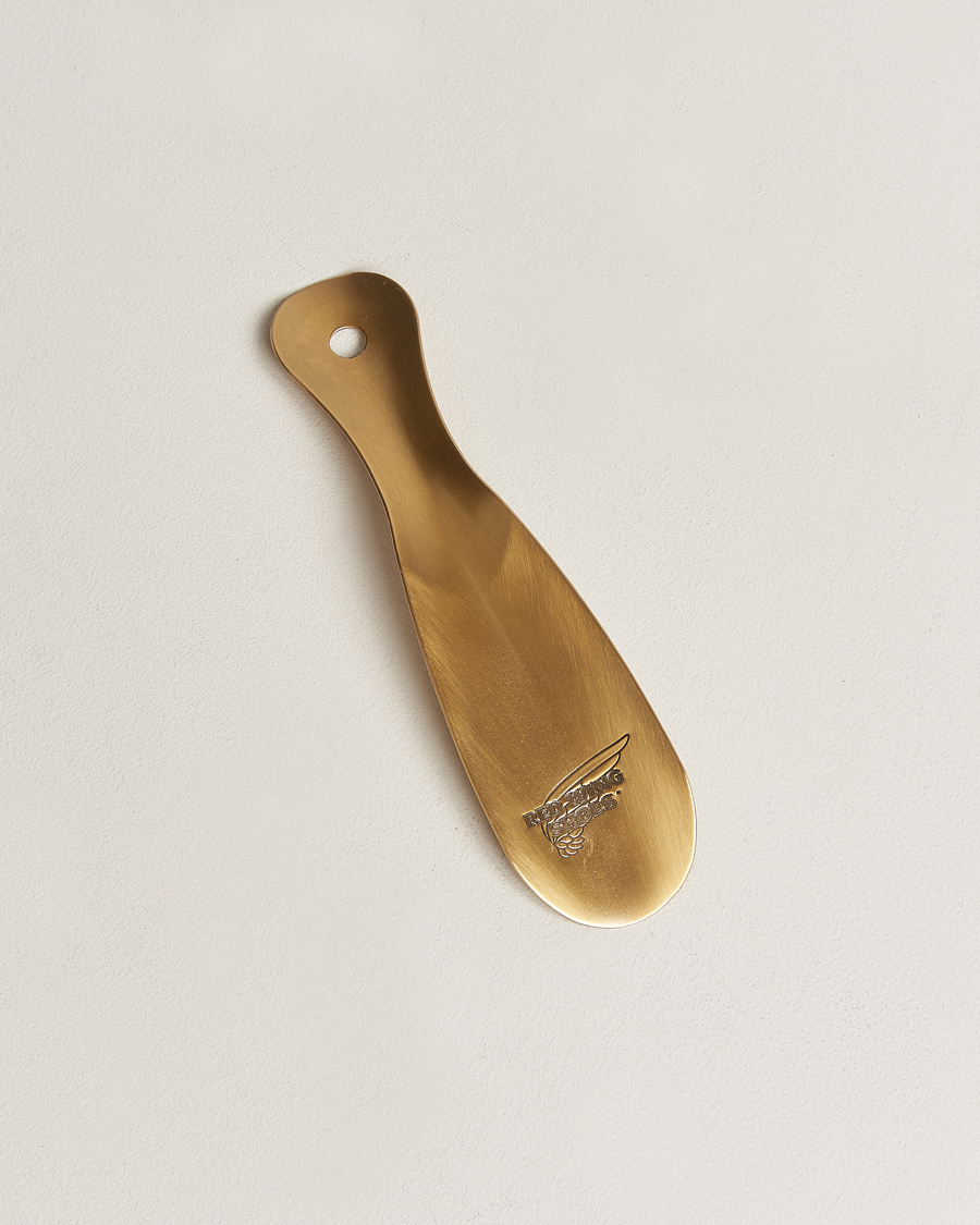 Herr | Red Wing Shoes Antique Brass Boot Horn | Red Wing Shoes | Antique Brass Boot Horn