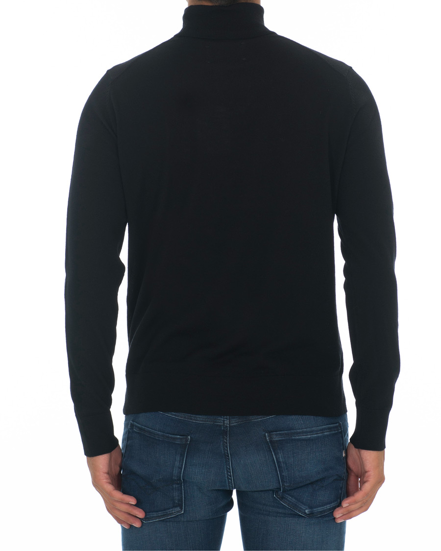 Herr | Tröjor | Samsøe Samsøe | Samsøe & Samsøe Flemming Superfine Merino Wool Roll Neck Black