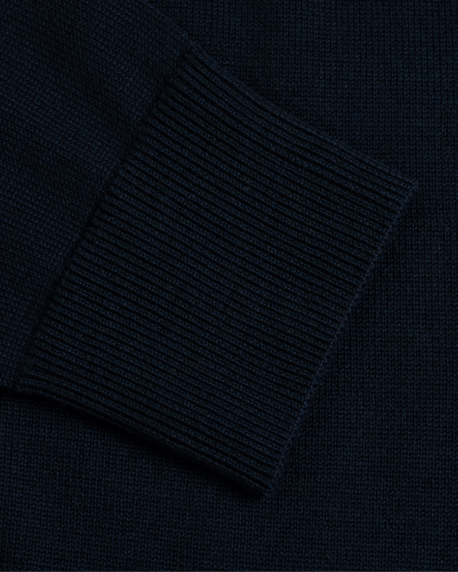 Herr | Tröjor | Samsøe Samsøe | Samsøe & Samsøe Sei Structured Wool Crew Neck Night Sky