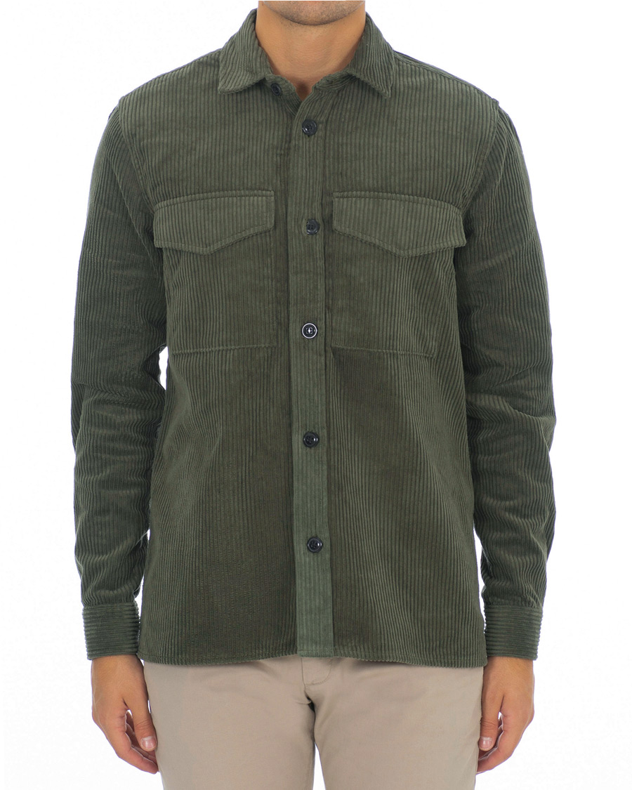 Herr | Skjortor | Samsøe Samsøe | Samsøe & Samsøe Waltones Corduroy Overshirt Deep Depths