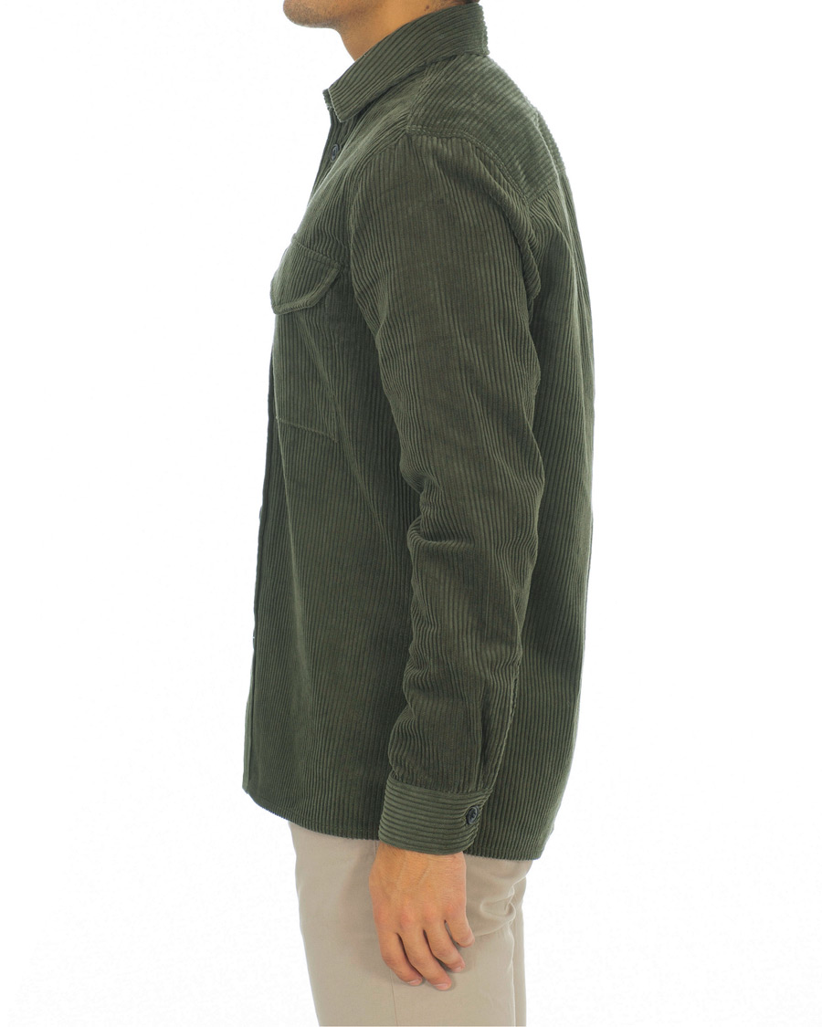 Herr | Skjortor | Samsøe Samsøe | Samsøe & Samsøe Waltones Corduroy Overshirt Deep Depths
