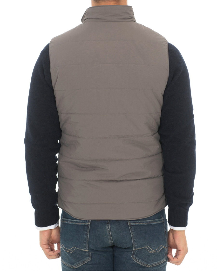 Herr | Jackor | Stenströms | Soft Quilted Nylon Vest Grey