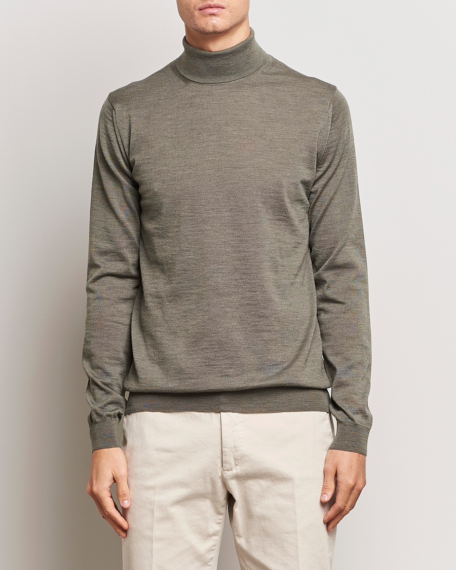 Herr |  | Stenströms | Fine Merino Rollneck Olive