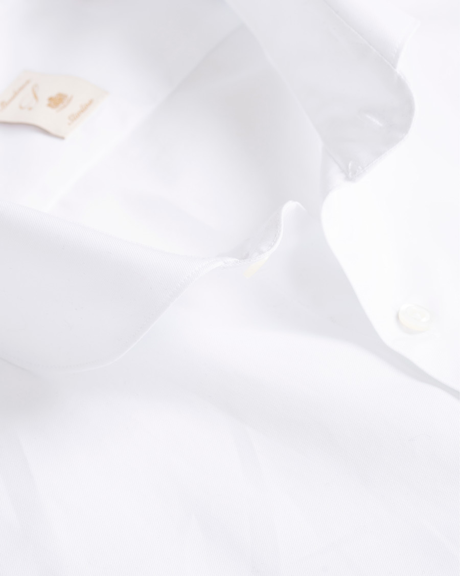 Herr | Skjortor | Stenströms | Slimline Club Collar Shirt White
