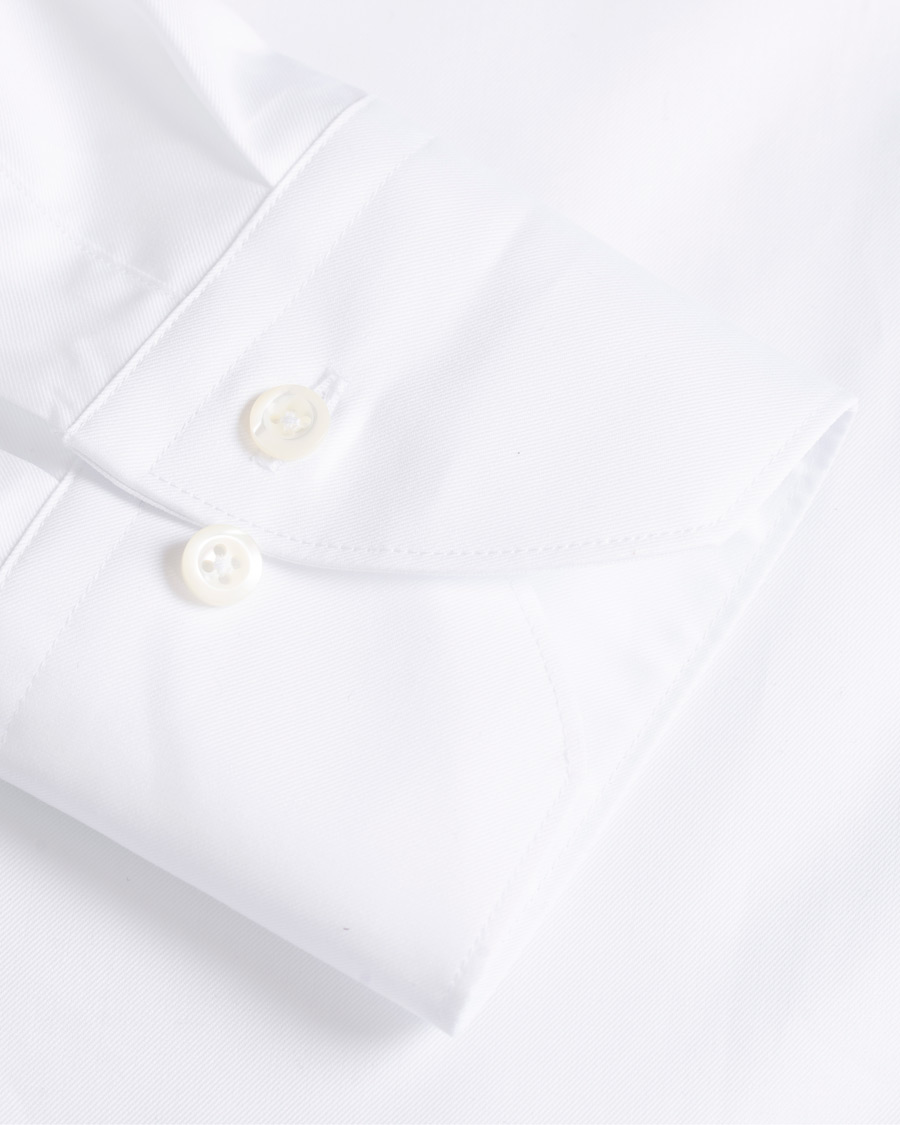 Herr | Skjortor | Stenströms | Slimline Club Collar Shirt White