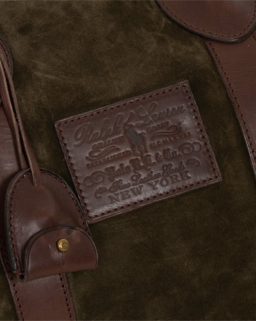 Herr | Väskor | Polo Ralph Lauren | Weekendbag Olive Suede