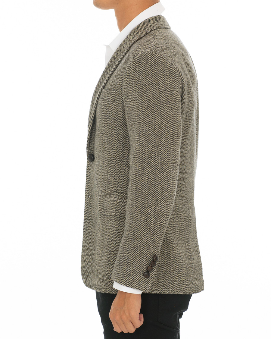Herr | Kavajer | Polo Ralph Lauren | Harvard Herringbone Blazer Black/White
