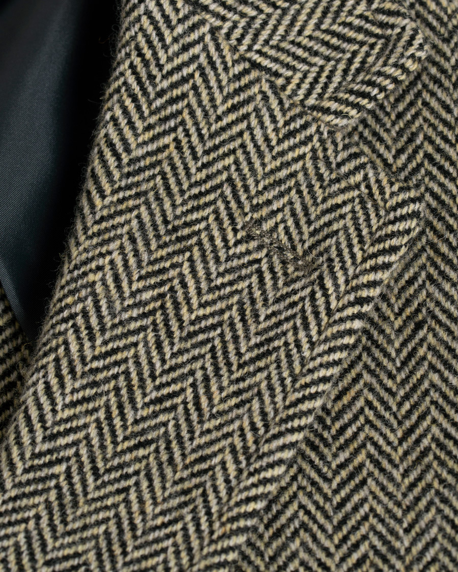 Herr | Kavajer | Polo Ralph Lauren | Harvard Herringbone Blazer Black/White
