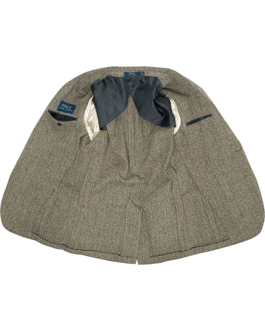 Herr | Kavajer | Polo Ralph Lauren | Harvard Herringbone Blazer Black/White